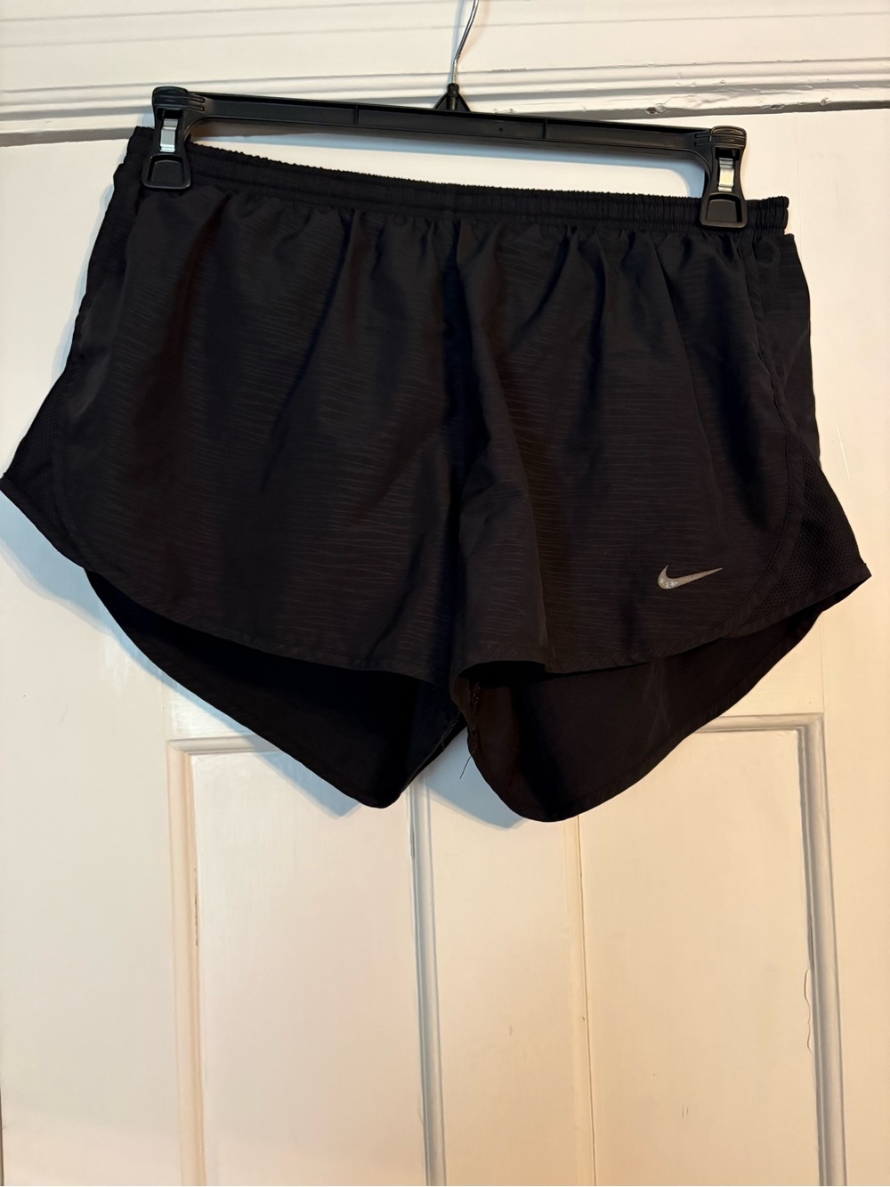 Nike Black Women's 2-in-1 Athletic Running Shorts